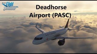 Alaskan Tour Fairbanks International Airport PAFA to Deadhorse Airport PASC [upl. by Isewk]