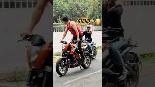 Haan bhai STAND hogaya😜 farazstuntrider superbikes hayabusa [upl. by Josiah]