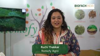 BIOFACH INDIA 2023  Exhibitor Experiences with Ruchi Thakkar Romofy Agro India Limited [upl. by Navets405]