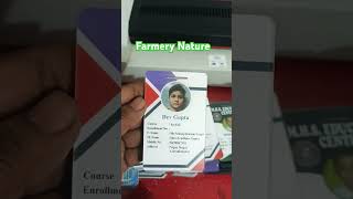 Acrylic Id card farmerynatureofficial [upl. by Ping]