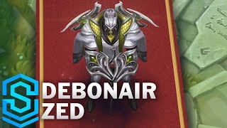 Debonair Zed Skin Spotlight  PreRelease  League of Legends [upl. by Deni]