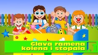 Glava ramena kolena i stopala  Dečije pesme  Head Shoulders Knees and Toes [upl. by Aidni]