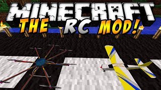 Minecraft  THE RC MOD Aviones increíbles y super divertidos  ESPAÑOL TUTORIAL [upl. by Einatirb211]