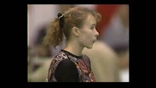 スベトラーナ・ボギンスカヤ Svetlana Boginskaya URS 1990 Chunichi Cup BB EF [upl. by Kcirrej]