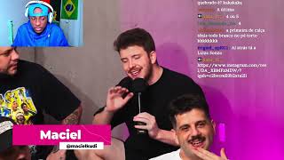 CIRILOVLOGS REAGE AO MC CABELINHO ENCONTRO AS CEGAS [upl. by Anaihs]