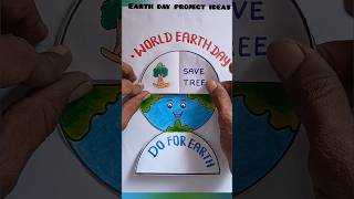 Earth day craft  save Earth earthday kids kidscraft saveearth earthdrawing shorts viral [upl. by Kcirtemed]