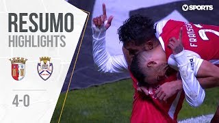 Highlights  Resumo Sp Braga 40 Feirense Liga 1819 13 [upl. by Savina422]