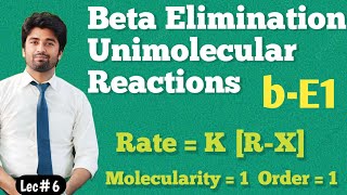 Elimination Reactions Beta Elimination Unimolecular Reaction Elimination reactions of alkyl halide [upl. by Lundell703]