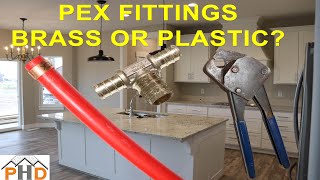 Brass PEX Fittings VS Plastic PEX Fittings Which Should I Use [upl. by Acinemod]