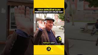 quotZeka Geriliği mi Var Peşinden Giden Çok Akılsız Varquot sokakröportajı seçim emekli imamoğlu [upl. by Timofei]