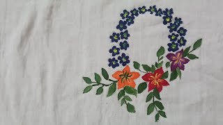 PART 3 fabric painting on clothes fabricart art painting [upl. by Lidah]