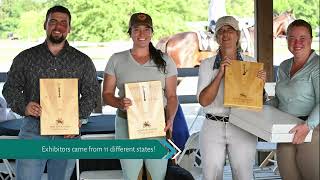 New Vocations 21st Annual AllThoroughbred Charity Horse Show [upl. by Ykcor]