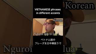 vietnamese phrases in different accents [upl. by Ray923]