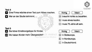 Goethe Zertifikat B1  Model Test11 l Hören B1  Hören mit Lösungen  Languagebridge001 [upl. by Duax]