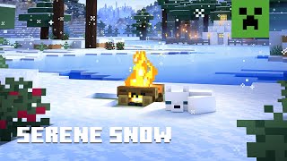 Soothing Minecraft – Serene snow [upl. by Aelanna]