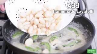 Recipe Homemade Cavatelli with Butter Sage Sauce [upl. by Crescin384]