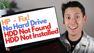 How To Fix HP No Hard Drive  No HDD Detected  HDD Not Installed Error [upl. by Ahsiram224]