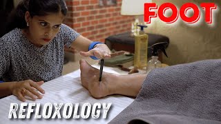 Foot Reflexology How To Cure Foot Tissues Pain  ASMR [upl. by Adelheid961]