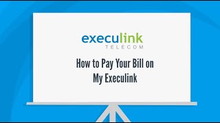 How to Pay Your Bill on My Execulink [upl. by Oitaroh867]