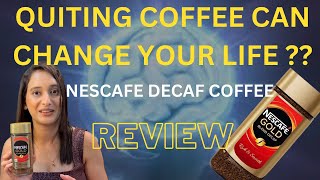 Is coffee Healthy or Unhealthy Nescafe Gold Decaf Coffee Review trending coffee nescafe [upl. by Enirahtac]