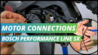 Connections on the Bosch Performance Line SX motor  EBIKE24 [upl. by Emera]