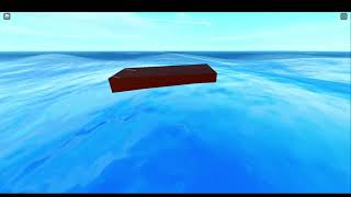 Block floating on Gerstner waves Roblox [upl. by Ydieh825]