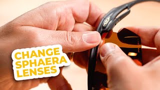 How to Change Oakley Sphaera Lenses  SportRx [upl. by Rede637]