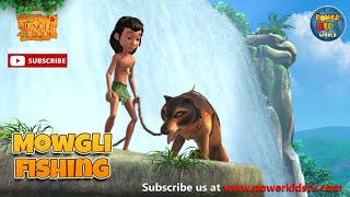 The jungle book Mega Episode  Mowgli fishing  Elephant  Hathi cartoon for kids MyChannelu8i [upl. by Valoniah]