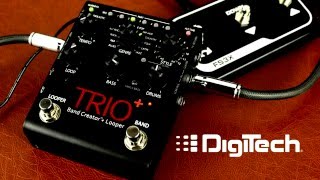 DigiTech TRIO Band Creator  Looper Demonstration Video [upl. by Eneri956]