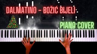 Dalmatino  Božić bijeli piano cover 🎹🎼 [upl. by Tatianna]