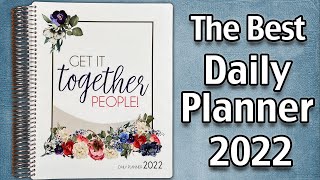 The BEST Daily Planner 2022 Easy Organizing in The New Year [upl. by Amargo]