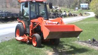 2012 Kubota B3000 Compact Tractor Loader Mower Cab Heat Air For Sale [upl. by Zahavi]