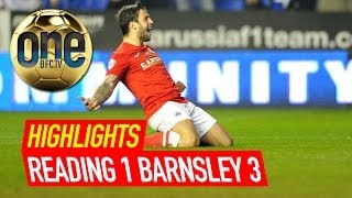 Reading 1 Barnsley 3 Highlights  Championship 201314 [upl. by Akayas]