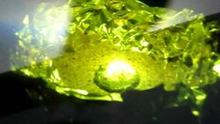 Boiling a zinc penny with a 4x3 fresnel lens [upl. by Arahahs]