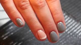 Gellak zetten  incl French Manicure met gel polish en rubber base [upl. by Acnaiv]