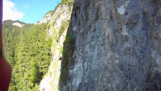 Grünstein  Isidorklettersteig über die Räuberleiter [upl. by Ylagam]