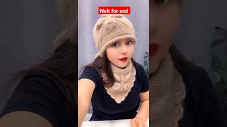 Stylish woolen scarf wear 🧣❤️ shorts youtubeshorts ytshorts trending scarf fashion [upl. by Ecitnirp]