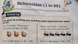 Subtraction  Class  1 Maths Lesson subtraction maths mathematics [upl. by Sirmons]