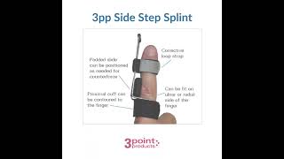 3pp Side Step Splint  Features amp Benefits [upl. by Bernj]