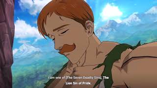 ESCANOR VS GALAND FULL FIGHT SEVEN DEADLY SINS [upl. by Gatian519]