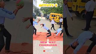 School Activitiy Part3 New Way Yoga 🧘‍♂️ schoolactivities schoolactiviy kidsactivity [upl. by Tad971]