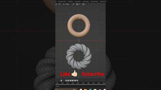 Blender Quick Tip Create a Spiral from a Torus in Under 1 Minute shorts [upl. by Sirap]