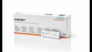 Instructie Siemens Clinitest Corona Zelftest [upl. by Ladd715]