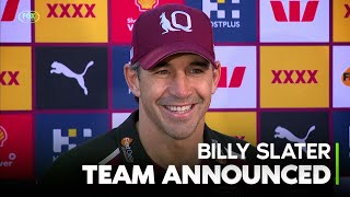 🚨 QLD squad announced 🚨 Slater lifts lid on Fifita’s bombshell axing as Maroons Origin side revealed [upl. by Ellicec]