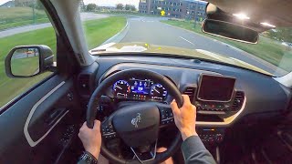 2023 Ford Bronco Sport Heritage Limited  POV Night Drive Binaural Audio [upl. by Janeta]