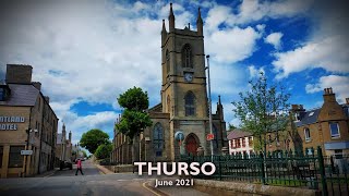 Exploring Thurso  Great Britains Northernmost Town  Lets Walk [upl. by Graybill867]