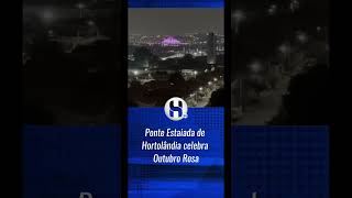 A prefeiturahortolandia está celebrando o mês de outubro Rosa de várias formas noticias [upl. by Annot]