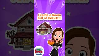 BEWARE Its loaded with spooks and creeps 👻🎃 Design your own haunted living room at mytownworld [upl. by Anilegna]