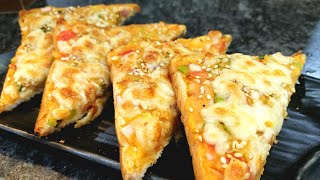 Veg Cheese Toastie recipe  5 min Veg Cheese toast instantsnacksrecipe toast [upl. by Groh]