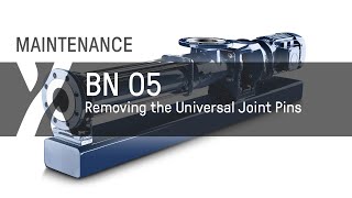 Maintenance BN  05  Removing the Universal Joint Pins [upl. by Ailemap]